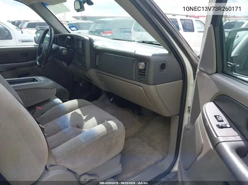 2003 Chevrolet Tahoe Ls VIN: 1GNEC13V73R260171 Lot: 42582419
