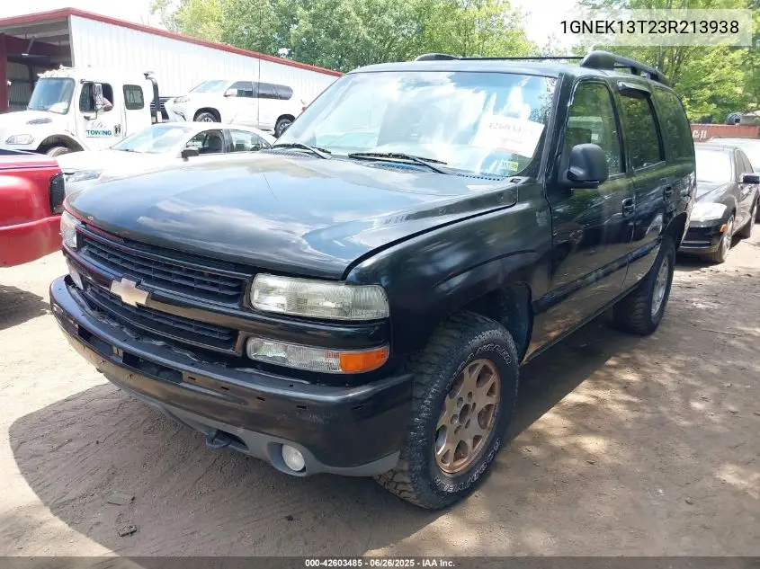 2003 Chevrolet Tahoe Z71 VIN: 1GNEK13T23R213938 Lot: 42603485