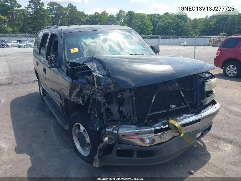 2003 Chevrolet Tahoe Ls VIN: 1GNEC13V13J277725 Lot: 42610589