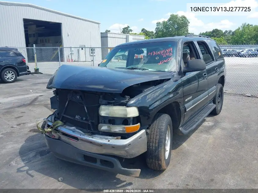 2003 Chevrolet Tahoe Ls VIN: 1GNEC13V13J277725 Lot: 42610589