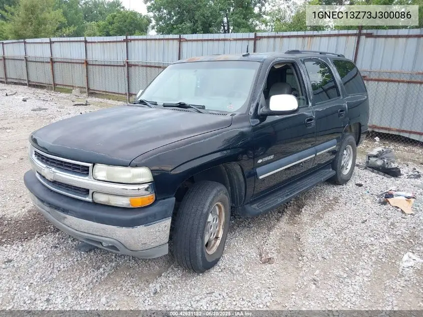 2003 Chevrolet Tahoe Lt VIN: 1GNEC13Z73J300086 Lot: 42631182