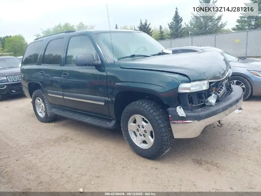 2004 Chevrolet Tahoe Ls VIN: 1GNEK13Z14J281216 Lot: 42198436