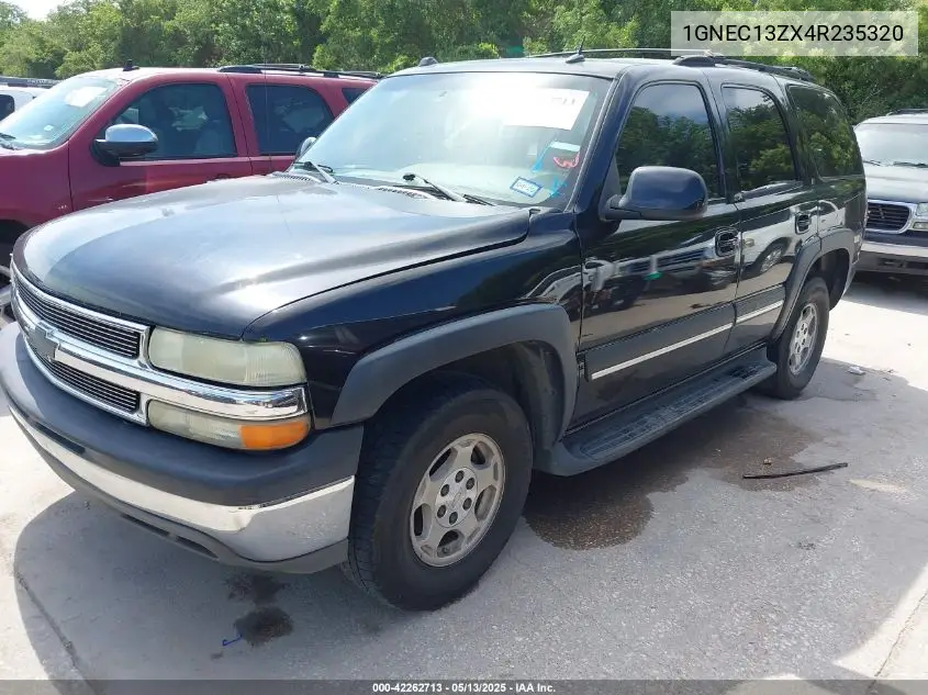 2004 Chevrolet Tahoe Lt VIN: 1GNEC13ZX4R235320 Lot: 42262713