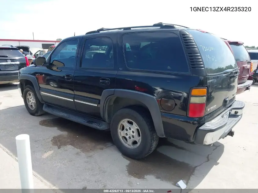 2004 Chevrolet Tahoe Lt VIN: 1GNEC13ZX4R235320 Lot: 42262713