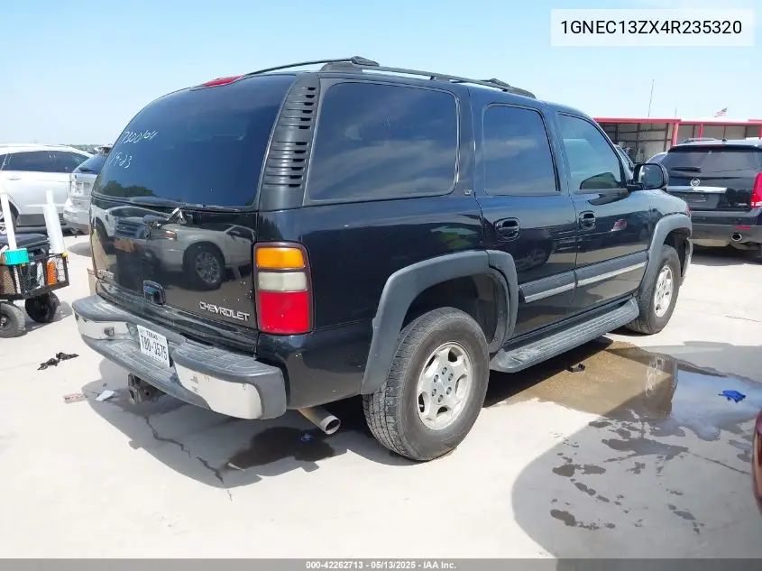 2004 Chevrolet Tahoe Lt VIN: 1GNEC13ZX4R235320 Lot: 42262713