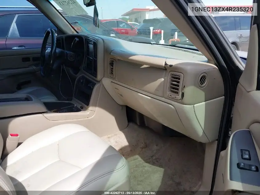 2004 Chevrolet Tahoe Lt VIN: 1GNEC13ZX4R235320 Lot: 42262713