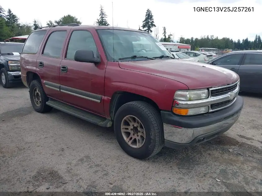2005 Chevrolet Tahoe Ls VIN: 1GNEC13V25J257261 Lot: 42616082