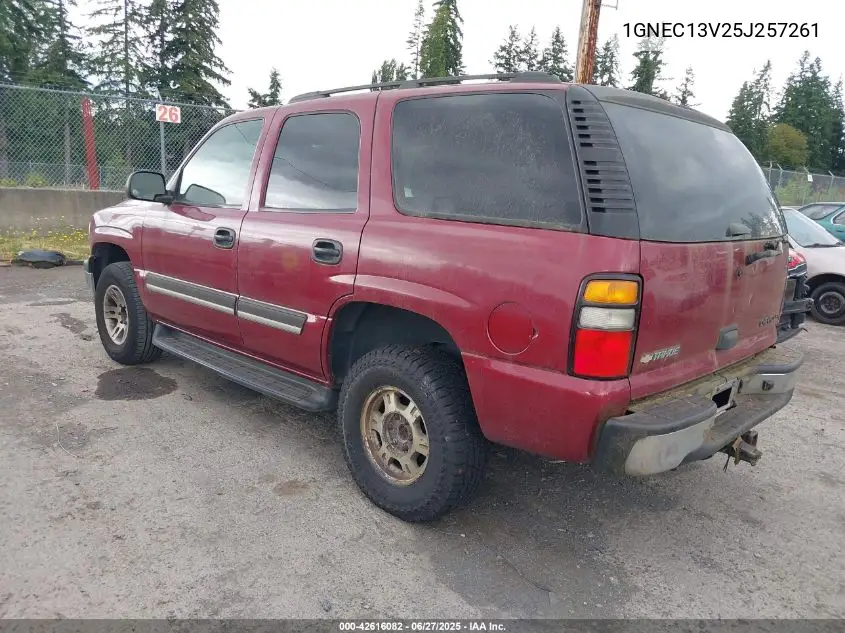 2005 Chevrolet Tahoe Ls VIN: 1GNEC13V25J257261 Lot: 42616082