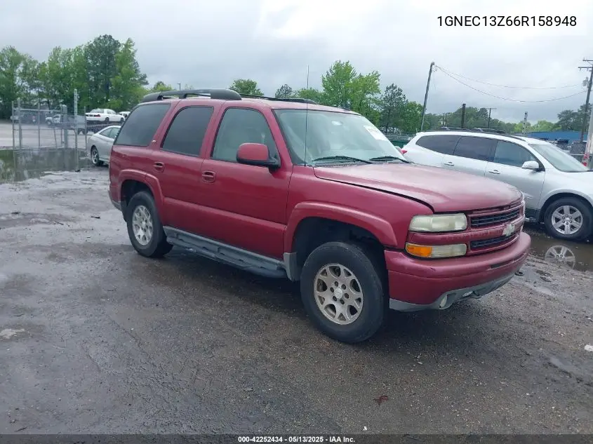 2006 Chevrolet Tahoe C1500 VIN: 1GNEC13Z66R158948 Lot: 42252434