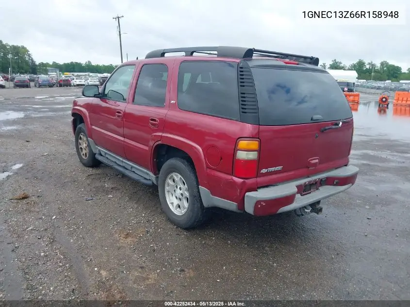 2006 Chevrolet Tahoe C1500 VIN: 1GNEC13Z66R158948 Lot: 42252434