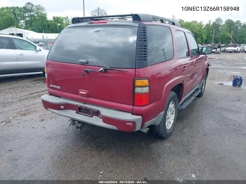 2006 Chevrolet Tahoe C1500 VIN: 1GNEC13Z66R158948 Lot: 42252434