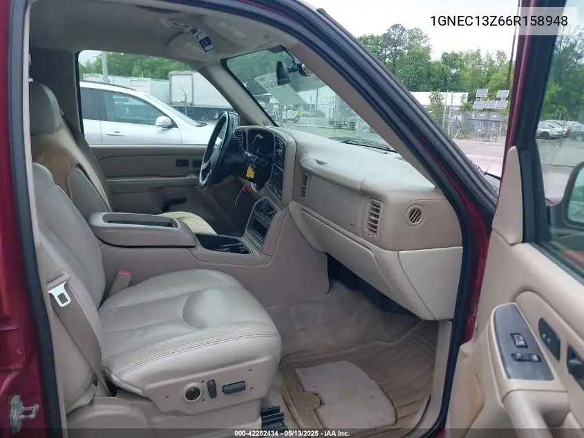 2006 Chevrolet Tahoe C1500 VIN: 1GNEC13Z66R158948 Lot: 42252434