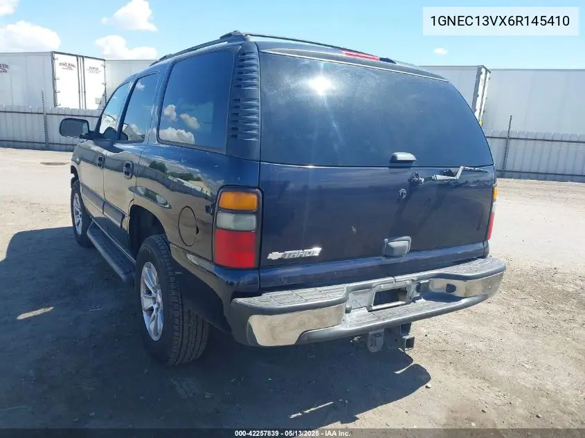 2006 Chevrolet Tahoe Ls VIN: 1GNEC13VX6R145410 Lot: 42257839