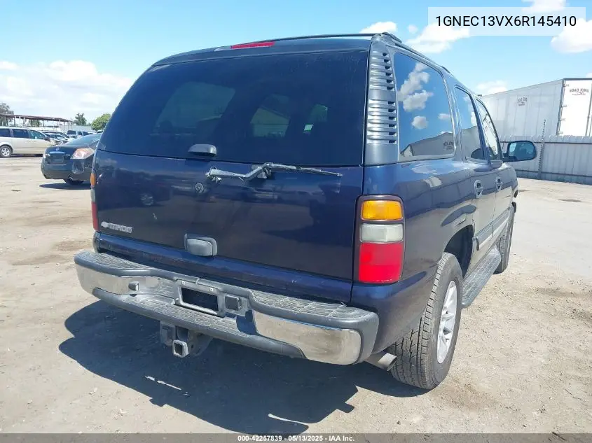 2006 Chevrolet Tahoe Ls VIN: 1GNEC13VX6R145410 Lot: 42257839
