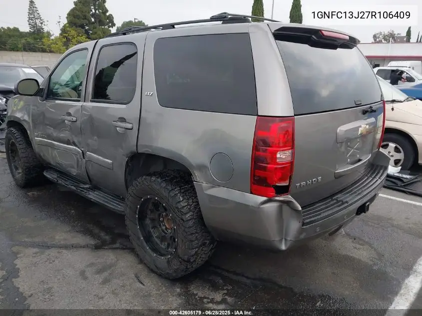 2007 Chevrolet Tahoe Ltz VIN: 1GNFC13J27R106409 Lot: 42605179