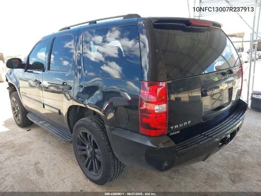 2007 Chevrolet Tahoe Ls VIN: 1GNFC13007R237913 Lot: 42609011