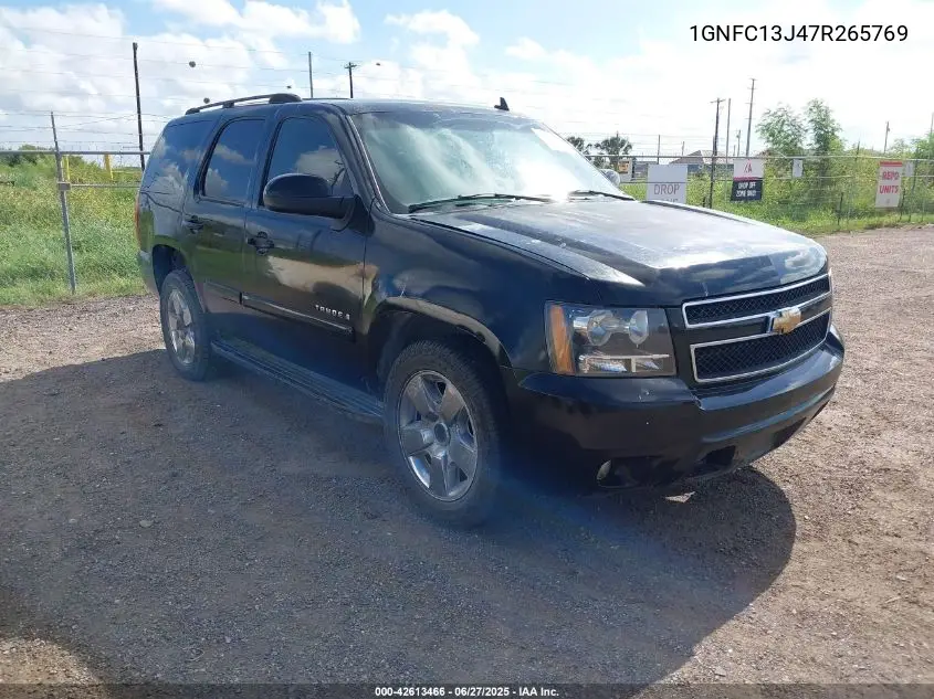 2007 Chevrolet Tahoe Lt VIN: 1GNFC13J47R265769 Lot: 42613466