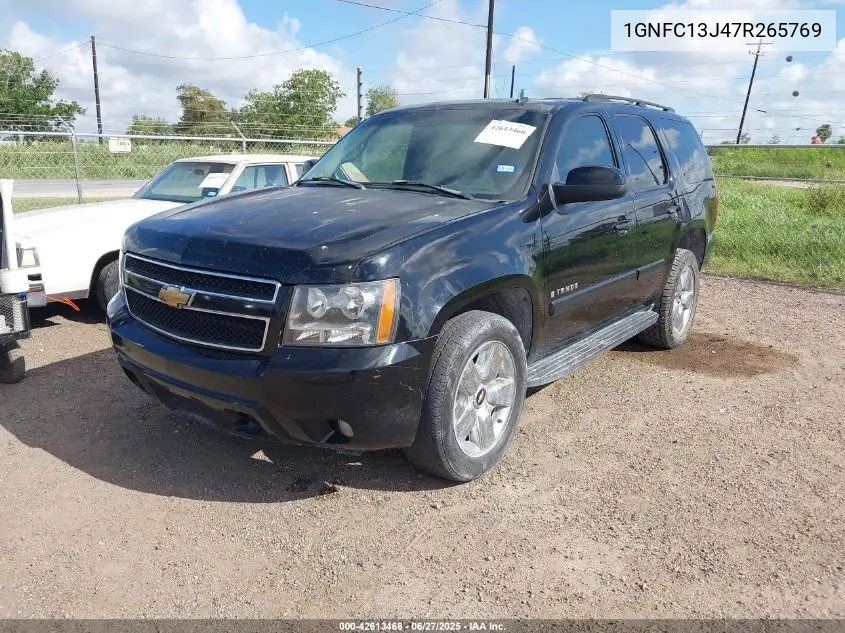 2007 Chevrolet Tahoe Lt VIN: 1GNFC13J47R265769 Lot: 42613466