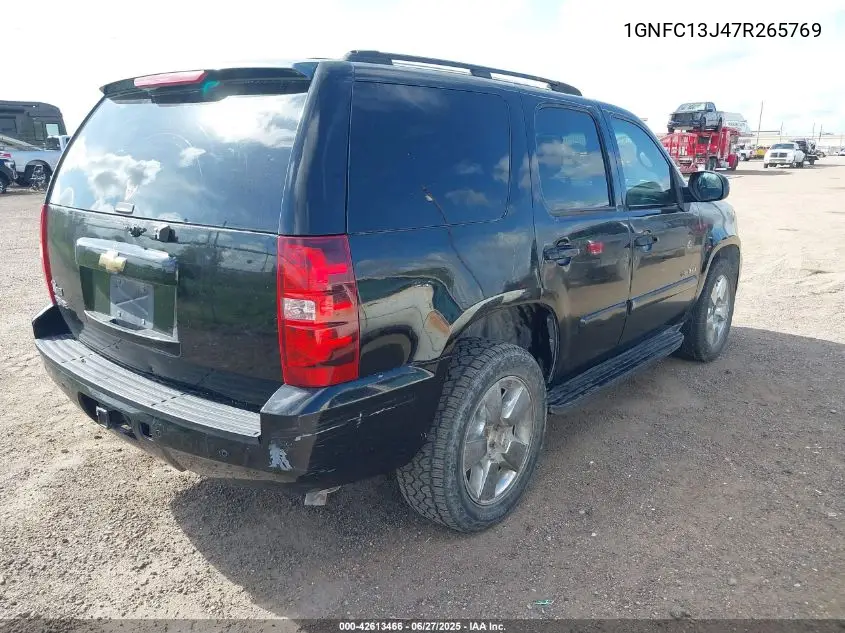 2007 Chevrolet Tahoe Lt VIN: 1GNFC13J47R265769 Lot: 42613466
