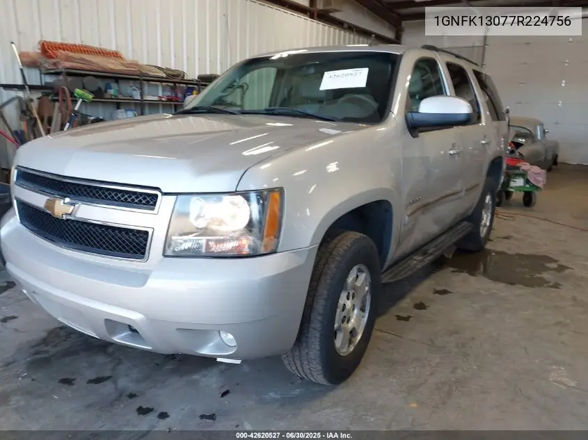 2007 Chevrolet Tahoe Lt VIN: 1GNFK13077R224756 Lot: 42620527