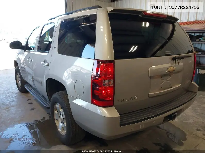 2007 Chevrolet Tahoe Lt VIN: 1GNFK13077R224756 Lot: 42620527
