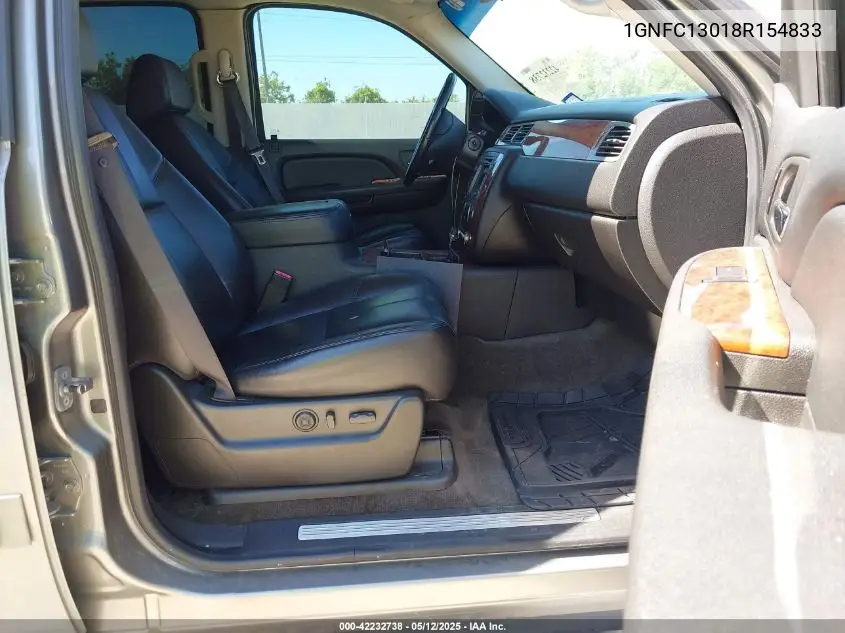 2008 Chevrolet Tahoe Ltz VIN: 1GNFC13018R154833 Lot: 42232738