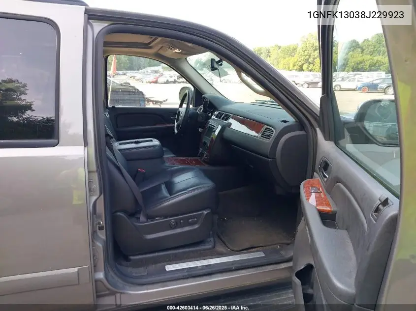 2008 Chevrolet Tahoe Lt VIN: 1GNFK13038J229923 Lot: 42603414