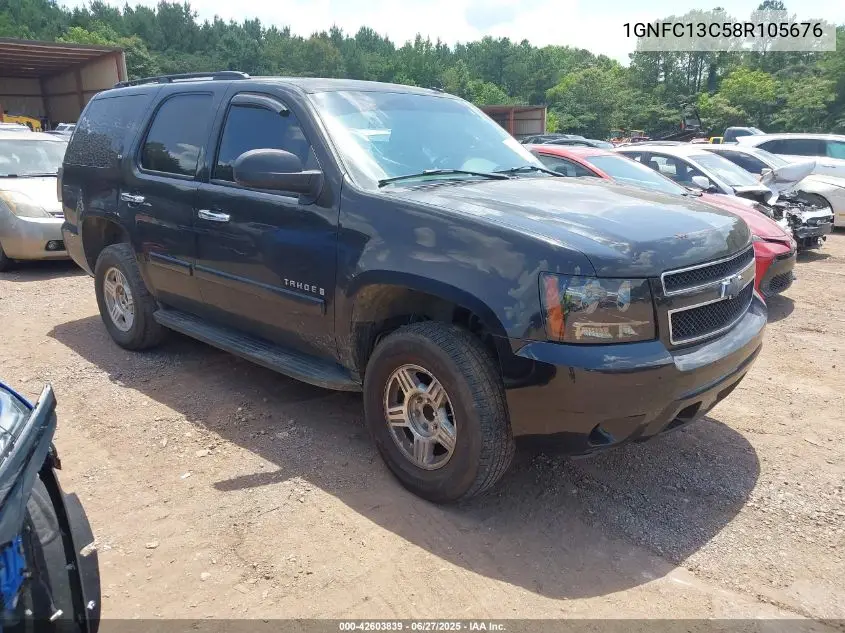 2008 Chevrolet Tahoe Ls VIN: 1GNFC13C58R105676 Lot: 42603839