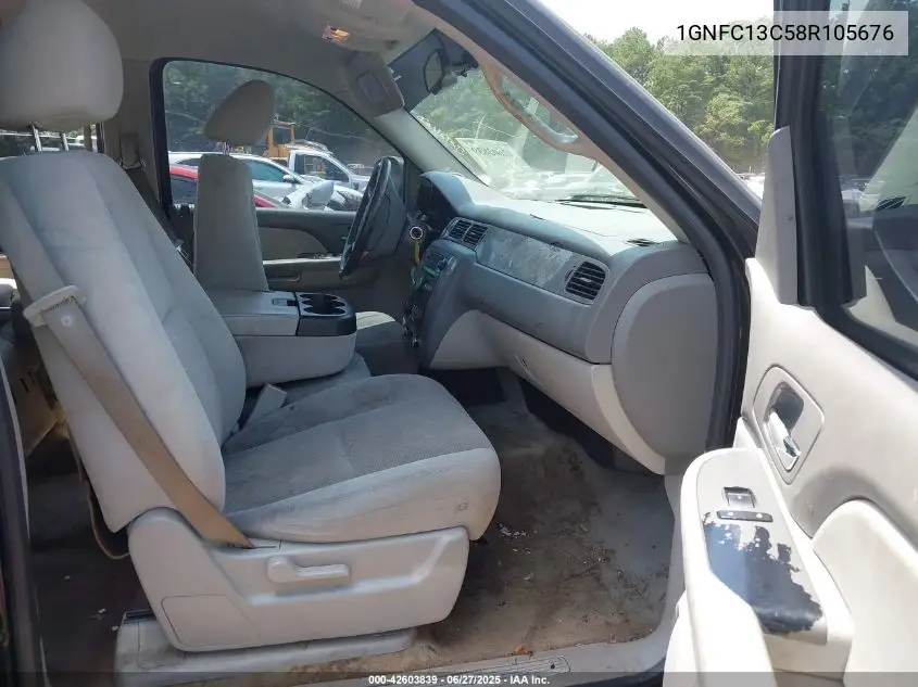 2008 Chevrolet Tahoe Ls VIN: 1GNFC13C58R105676 Lot: 42603839