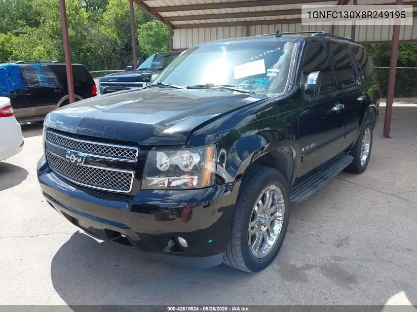 2008 Chevrolet Tahoe Ltz VIN: 1GNFC130X8R249195 Lot: 42610624