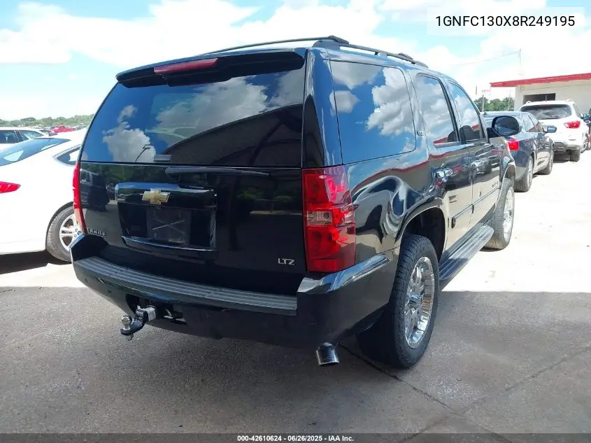 2008 Chevrolet Tahoe Ltz VIN: 1GNFC130X8R249195 Lot: 42610624