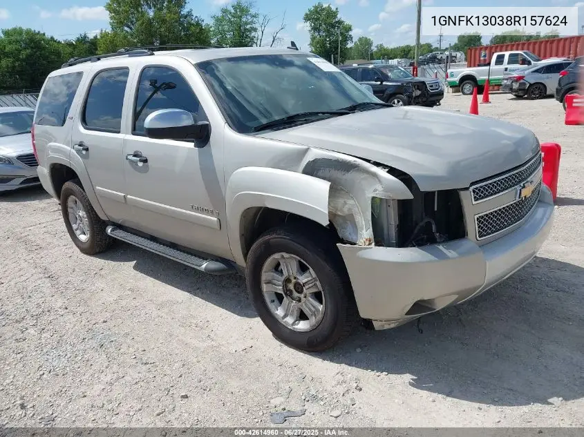 2008 Chevrolet Tahoe Lt VIN: 1GNFK13038R157624 Lot: 42614960