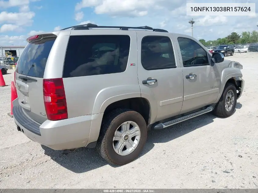 2008 Chevrolet Tahoe Lt VIN: 1GNFK13038R157624 Lot: 42614960