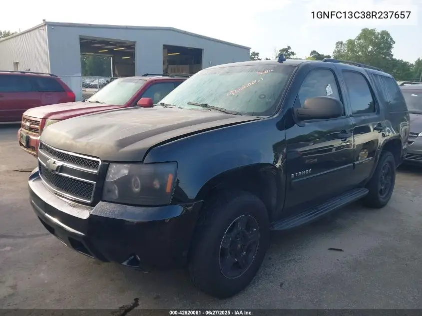 2008 Chevrolet Tahoe Ls VIN: 1GNFC13C38R237657 Lot: 42620061