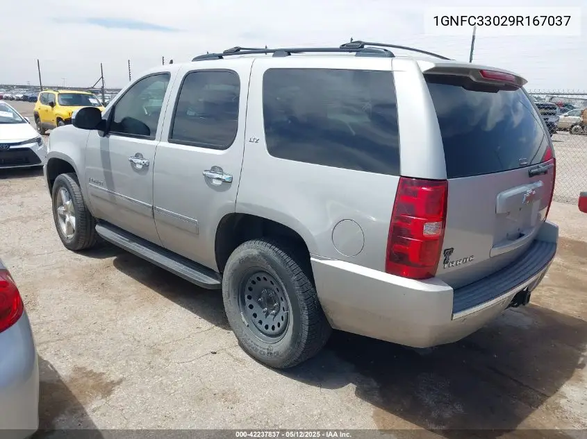 2009 Chevrolet Tahoe Ltz VIN: 1GNFC33029R167037 Lot: 42237837
