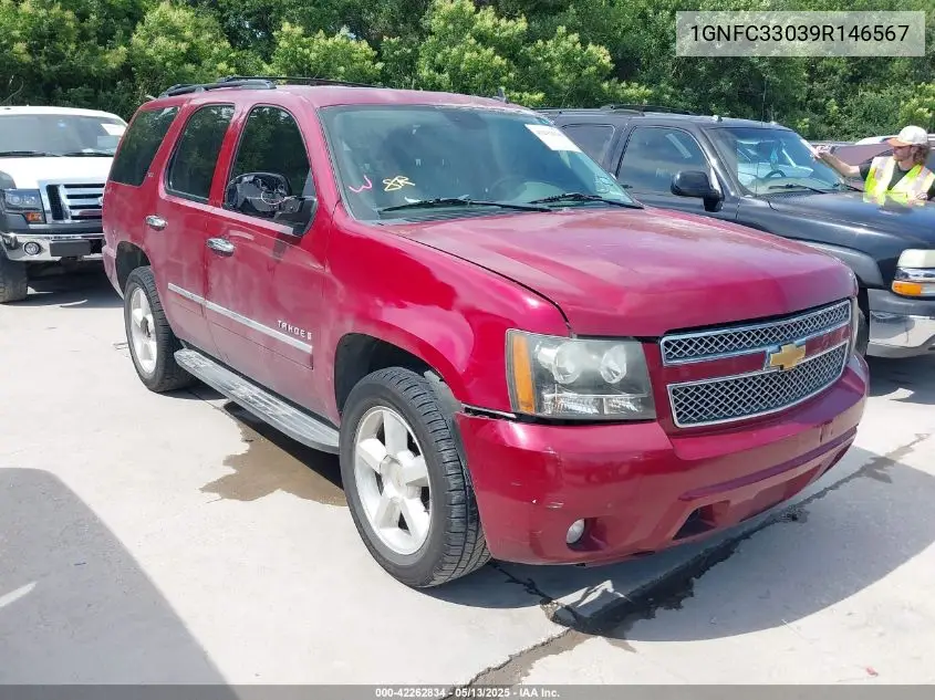 2009 Chevrolet Tahoe Ltz VIN: 1GNFC33039R146567 Lot: 42262834
