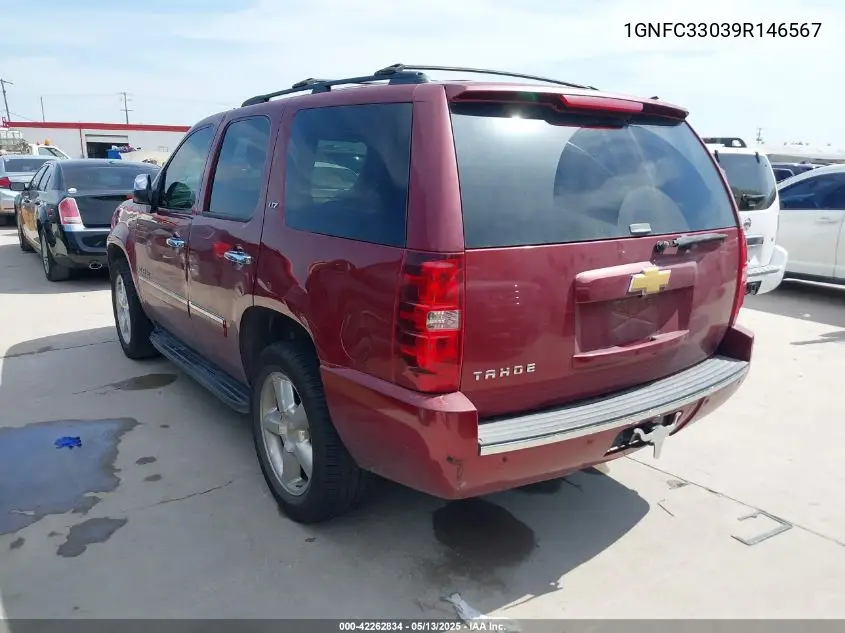 2009 Chevrolet Tahoe Ltz VIN: 1GNFC33039R146567 Lot: 42262834