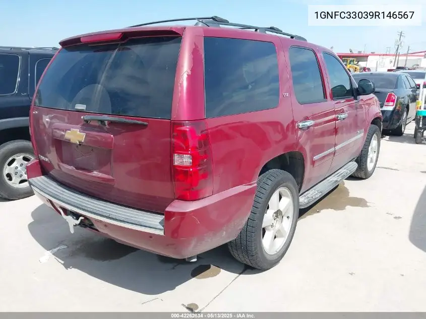 2009 Chevrolet Tahoe Ltz VIN: 1GNFC33039R146567 Lot: 42262834