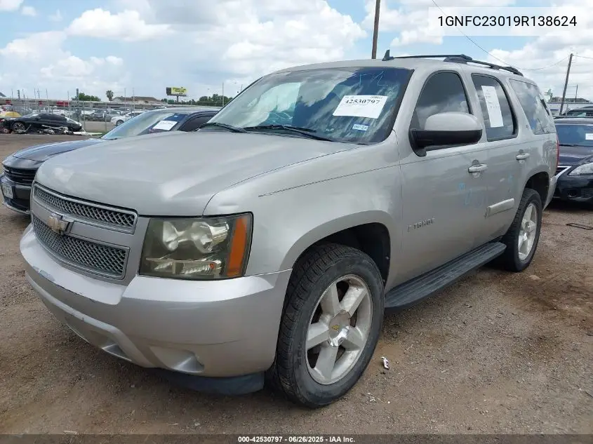 2009 Chevrolet Tahoe Lt1 VIN: 1GNFC23019R138624 Lot: 42530797