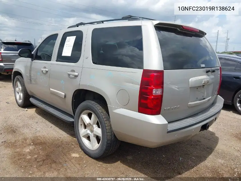 2009 Chevrolet Tahoe Lt1 VIN: 1GNFC23019R138624 Lot: 42530797