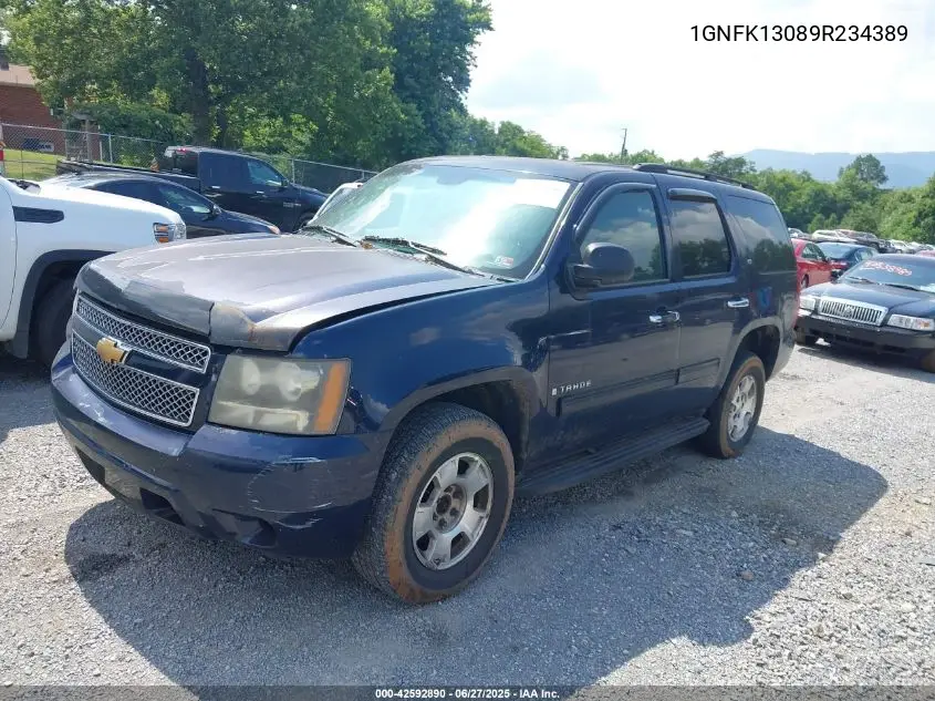 2009 Chevrolet Tahoe Ls VIN: 1GNFK13089R234389 Lot: 42592890
