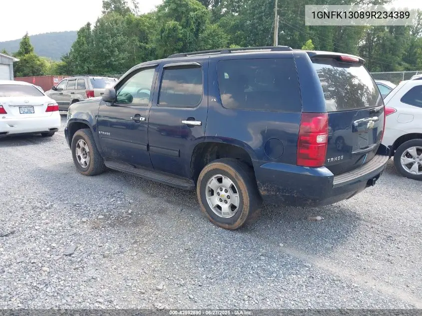 2009 Chevrolet Tahoe Ls VIN: 1GNFK13089R234389 Lot: 42592890