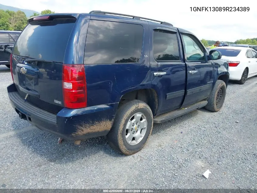 2009 Chevrolet Tahoe Ls VIN: 1GNFK13089R234389 Lot: 42592890