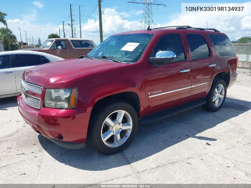 2009 Chevrolet Tahoe Ltz VIN: 1GNFK33019R134937 Lot: 42603993