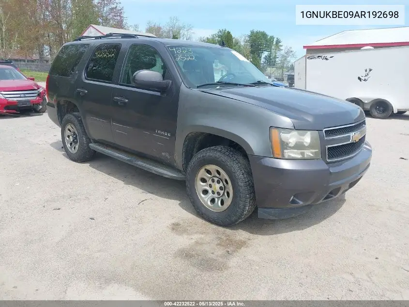 2010 Chevrolet Tahoe Lt VIN: 1GNUKBE09AR192698 Lot: 42232522