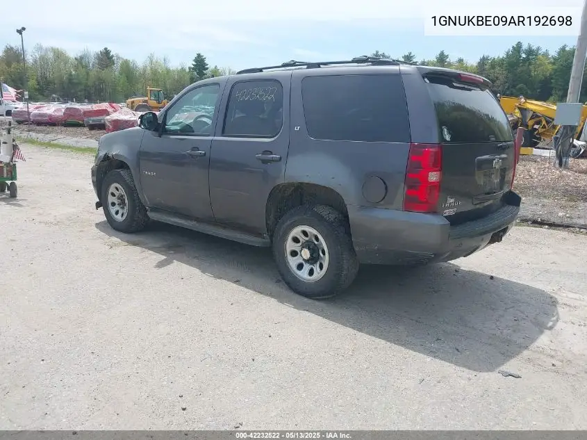 2010 Chevrolet Tahoe Lt VIN: 1GNUKBE09AR192698 Lot: 42232522