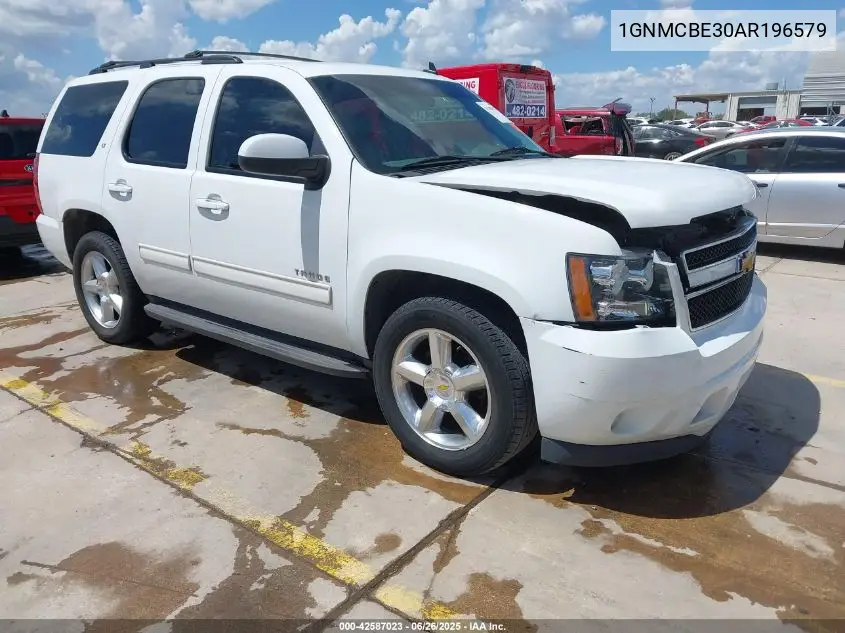 2010 Chevrolet Tahoe Lt VIN: 1GNMCBE30AR196579 Lot: 42587023