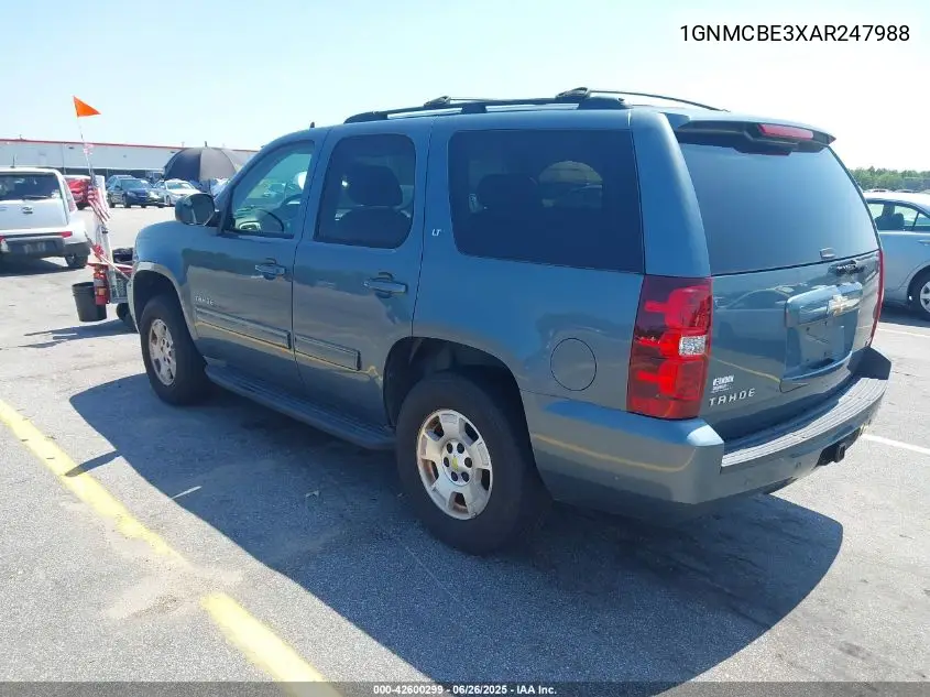 2010 Chevrolet Tahoe Lt VIN: 1GNMCBE3XAR247988 Lot: 42600299
