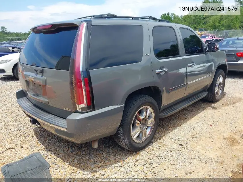 2010 Chevrolet Tahoe Ltz VIN: 1GNUCCE07AR241576 Lot: 42610619