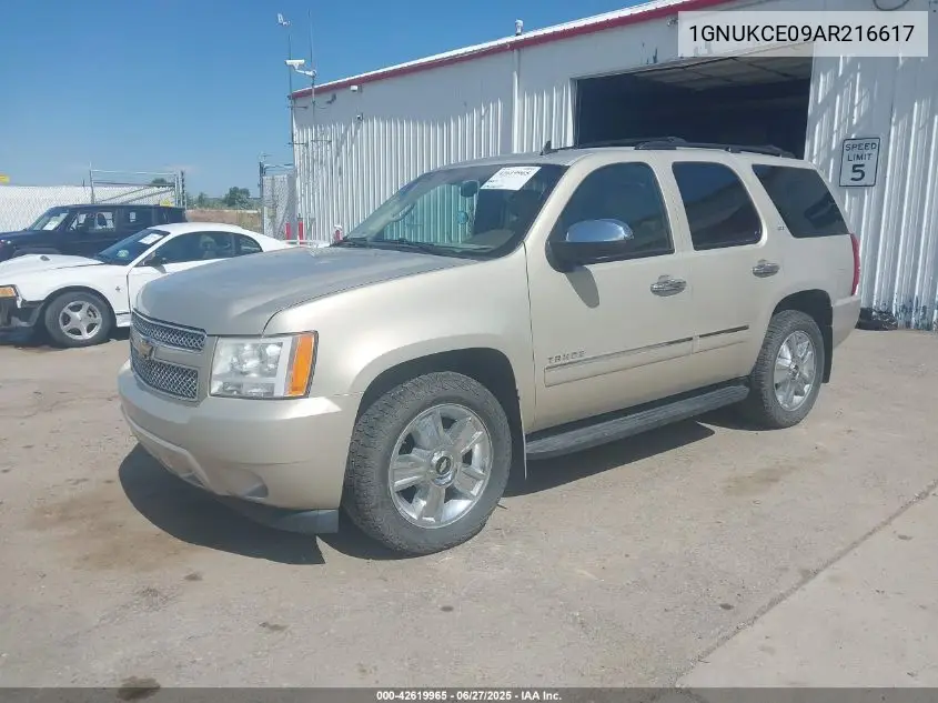 2010 Chevrolet Tahoe Ltz VIN: 1GNUKCE09AR216617 Lot: 42619965